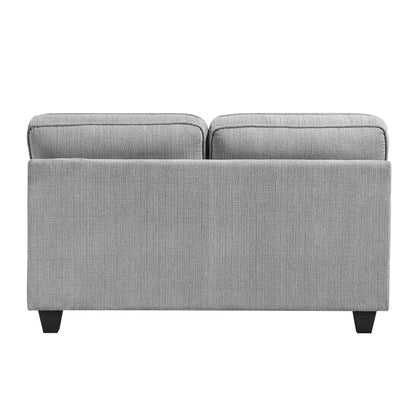 8416GY*2 2pc Set: Sofa, Love - 8416GY*2