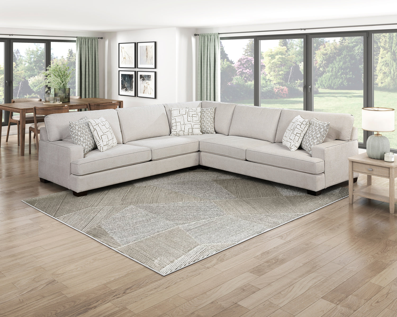 8435BE*32L2R (3)3-Piece Sectional - 8435BE*32L2R