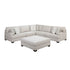 8435BE*42L2R (4)4-Piece Sectional with Ottoman - 8435BE*42L2R