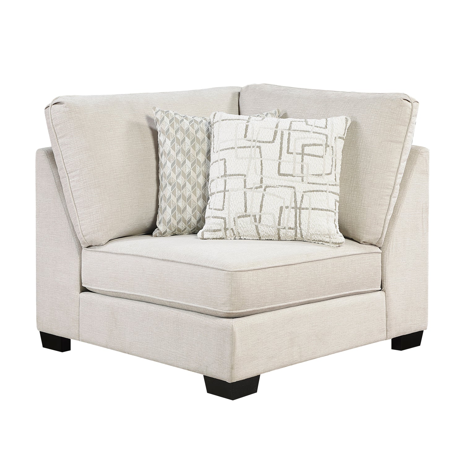 8435BE*42L2R (4)4-Piece Sectional with Ottoman - 8435BE*42L2R