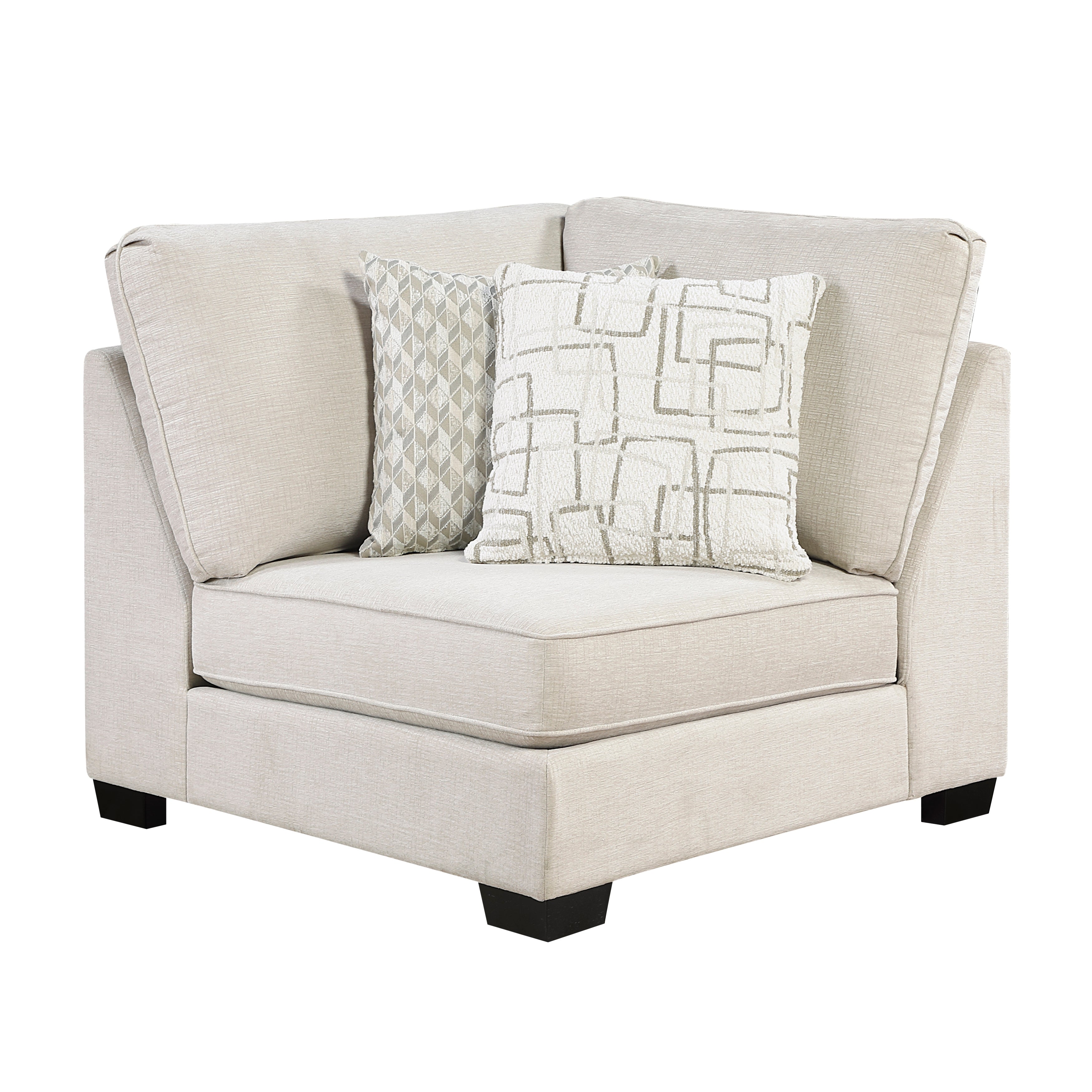 8435BE*42L2R (4)4-Piece Sectional with Ottoman - 8435BE*42L2R
