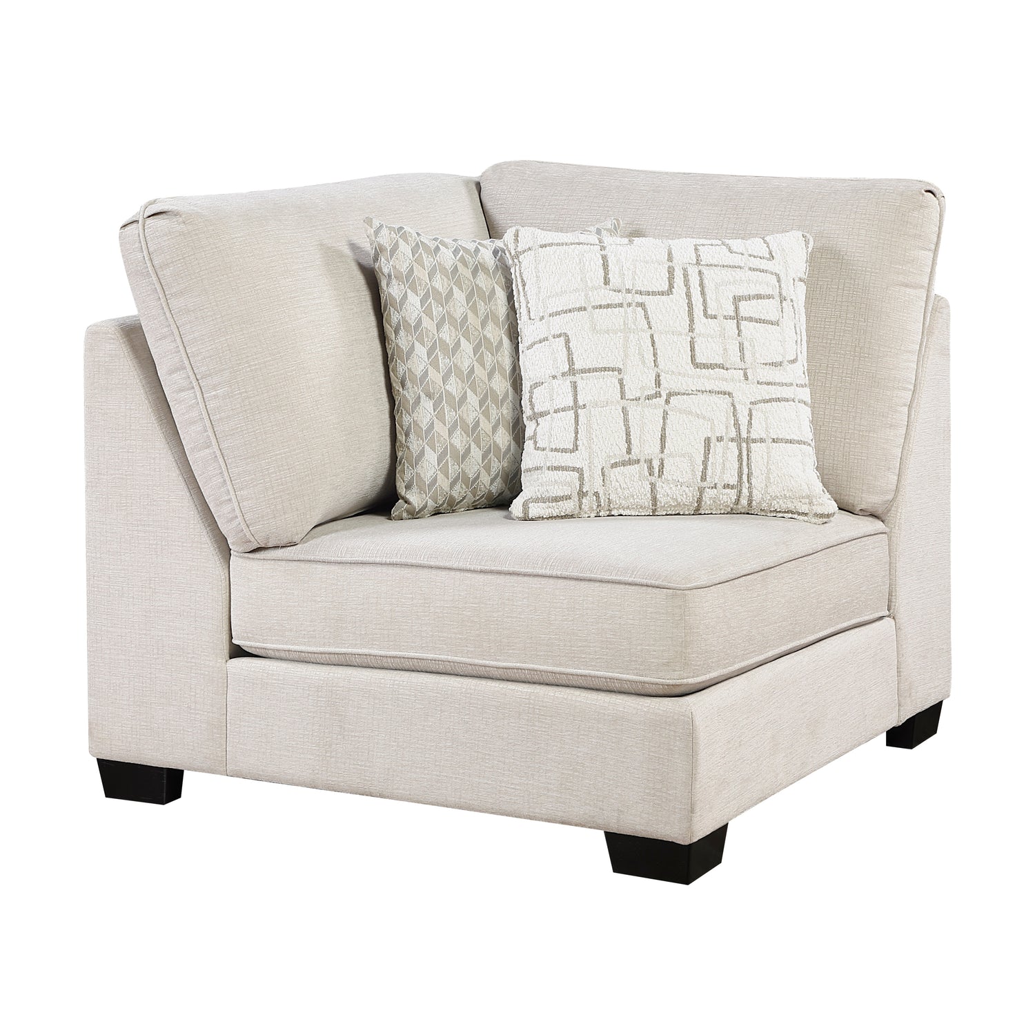 8435BE*42L2R (4)4-Piece Sectional with Ottoman - 8435BE*42L2R