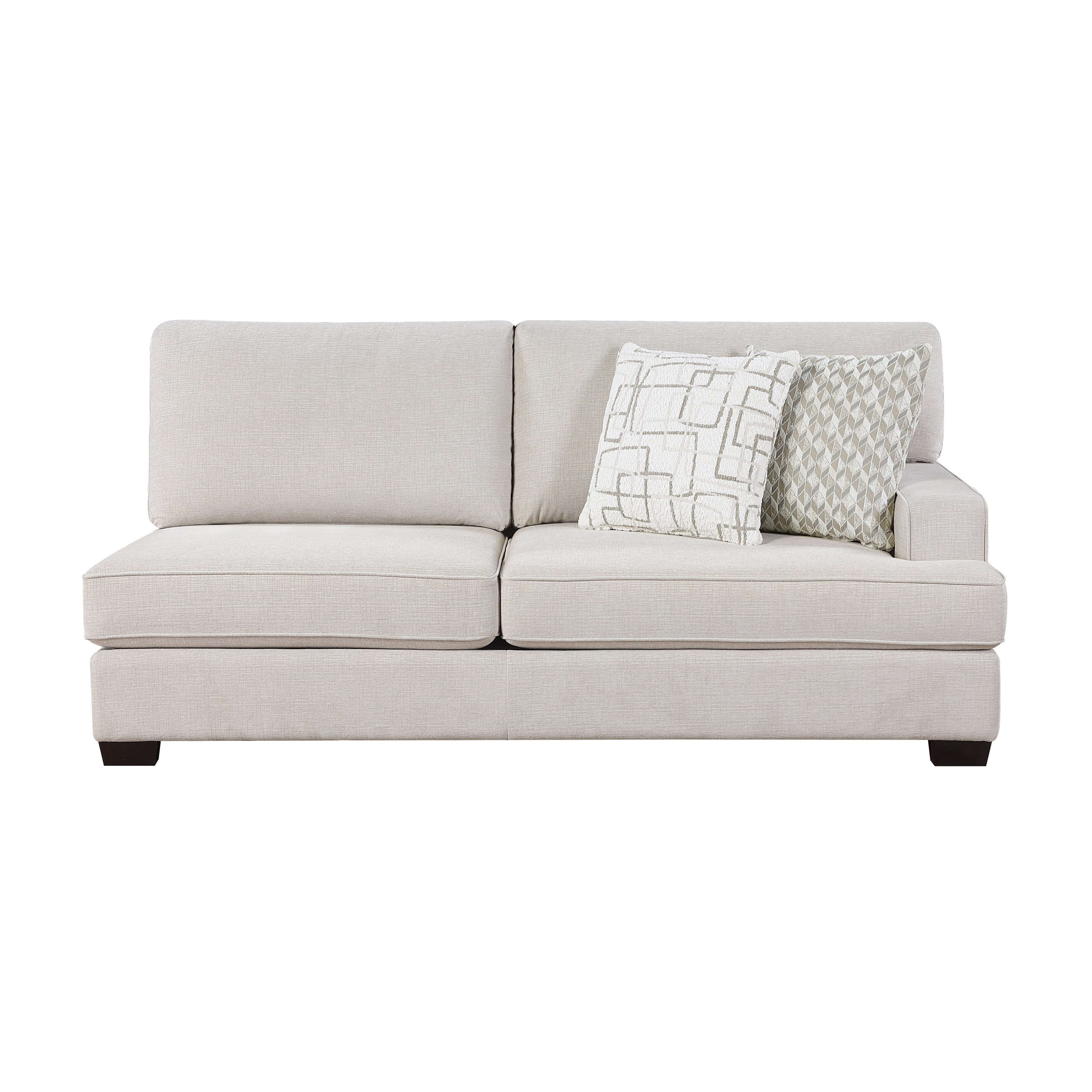 8435BE*42L2R (4)4-Piece Sectional with Ottoman - 8435BE*42L2R