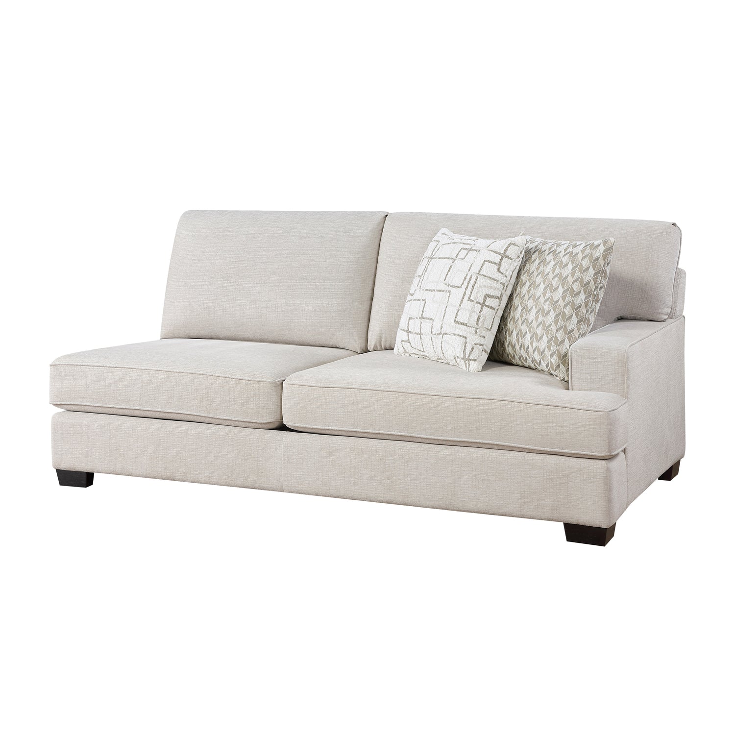 8435BE*42L2R (4)4-Piece Sectional with Ottoman - 8435BE*42L2R