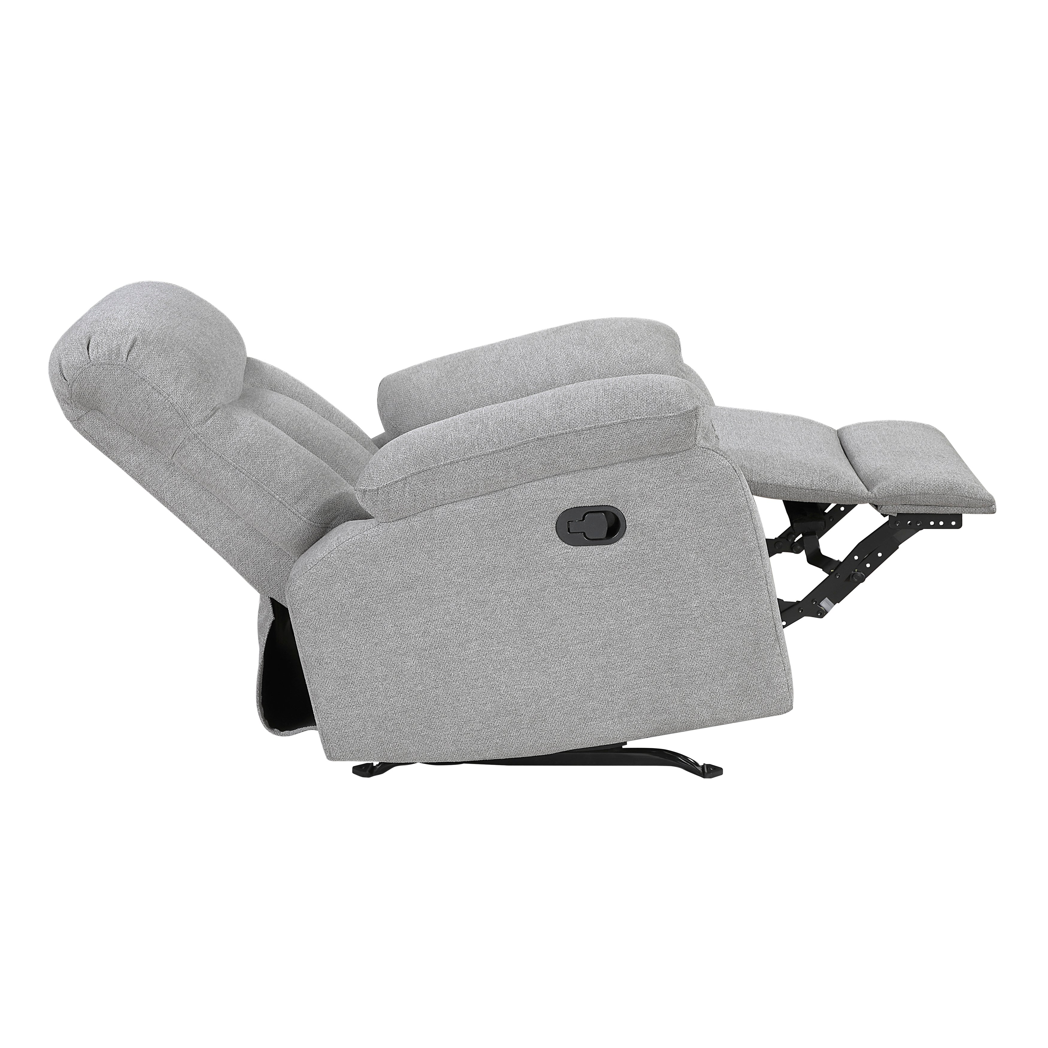 Jules Gray Double Reclining Living Room Set from Homelegance - Luna Furniture