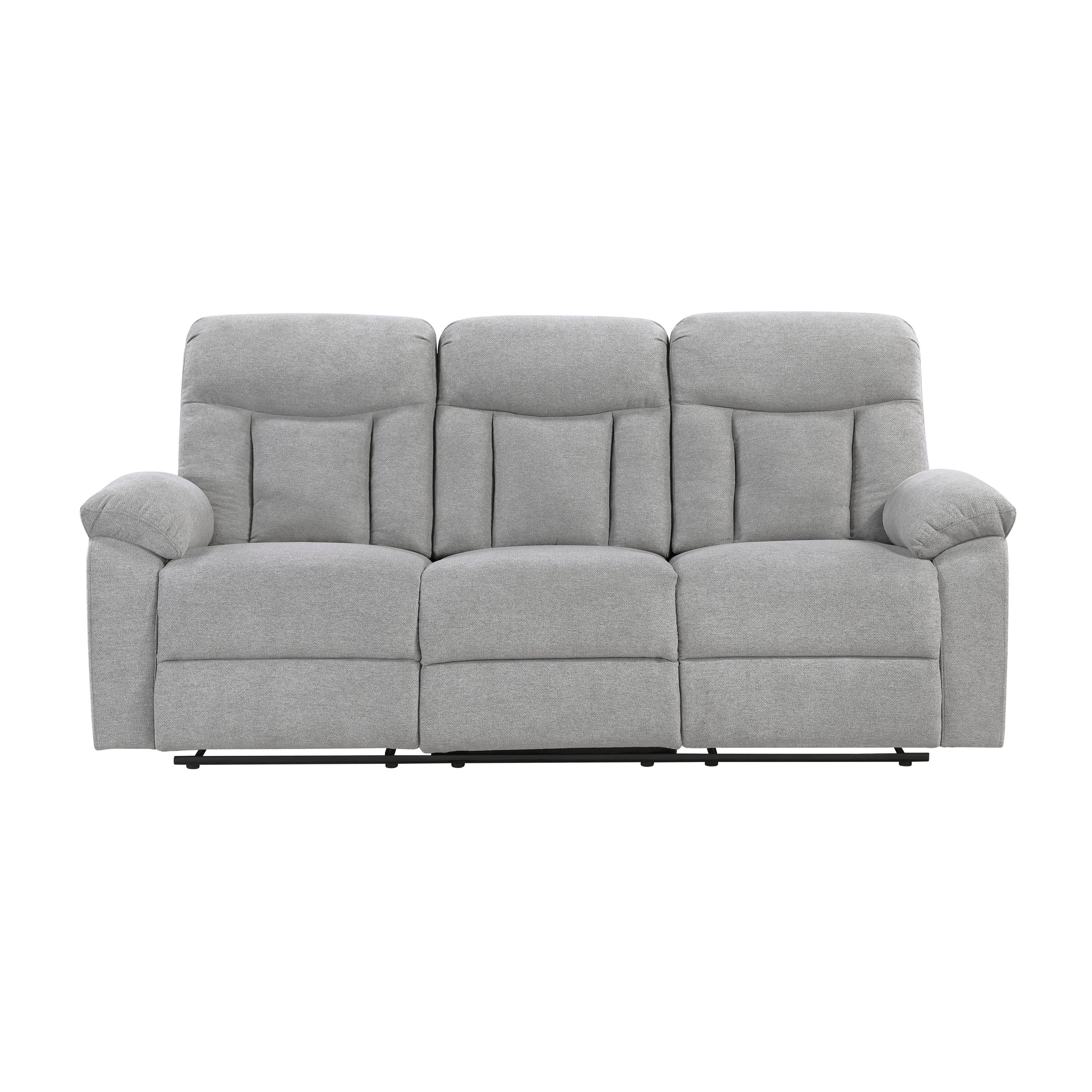 8440GRY*2 2pc Set: Sofa, Love - 8440GRY*2