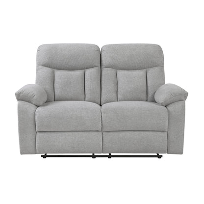 Jules Gray Double Reclining Living Room Set from Homelegance - Luna Furniture