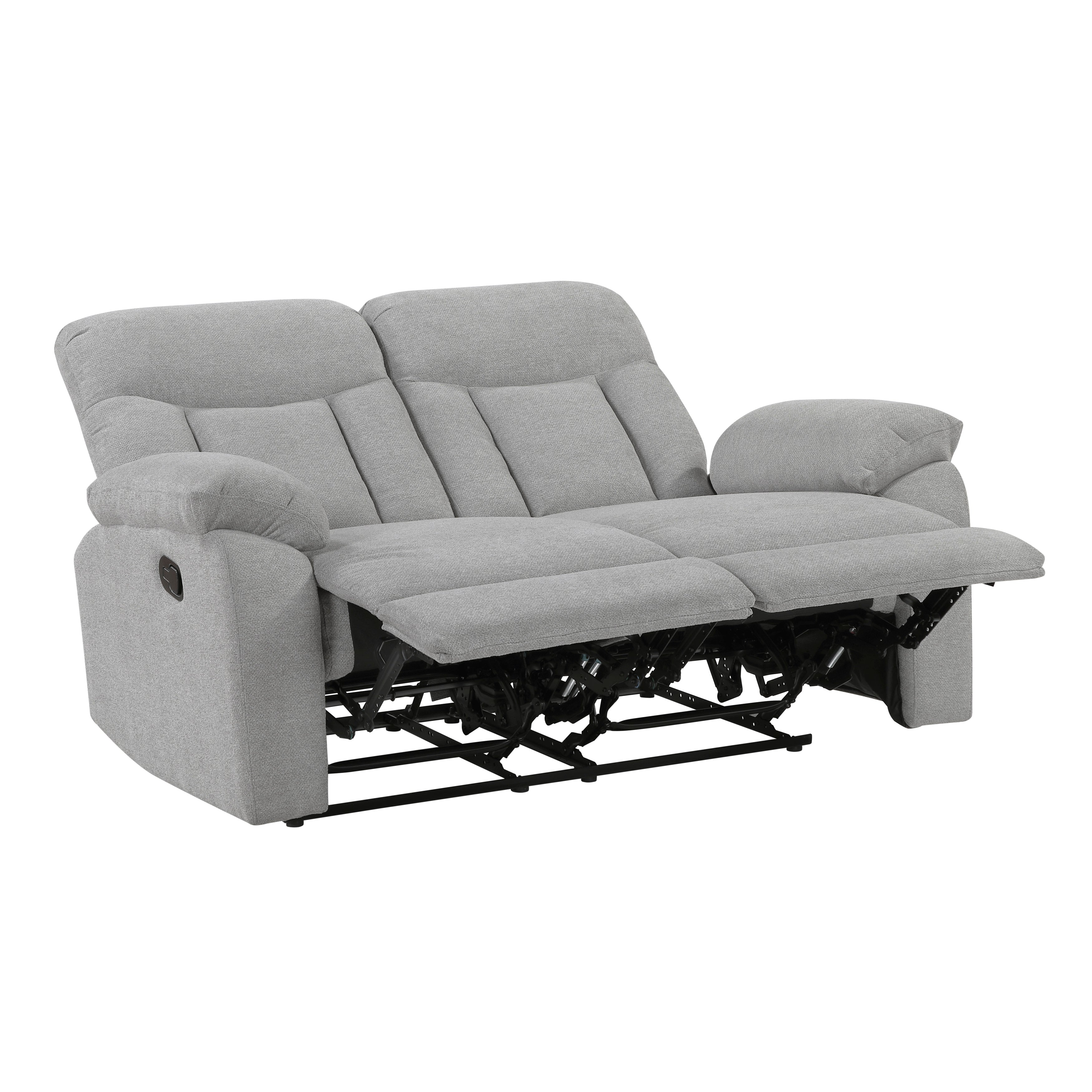 8440GRY*2 2pc Set: Sofa, Love - 8440GRY*2