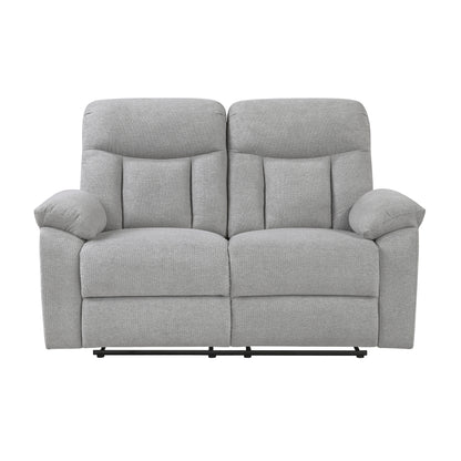 8440GRY-2 Double Reclining Love Seat - 8440GRY-2