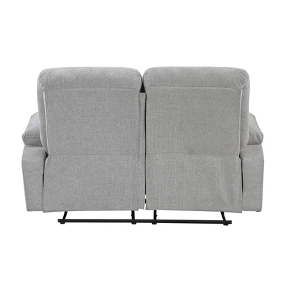 8440GRY-2 Double Reclining Love Seat - 8440GRY-2