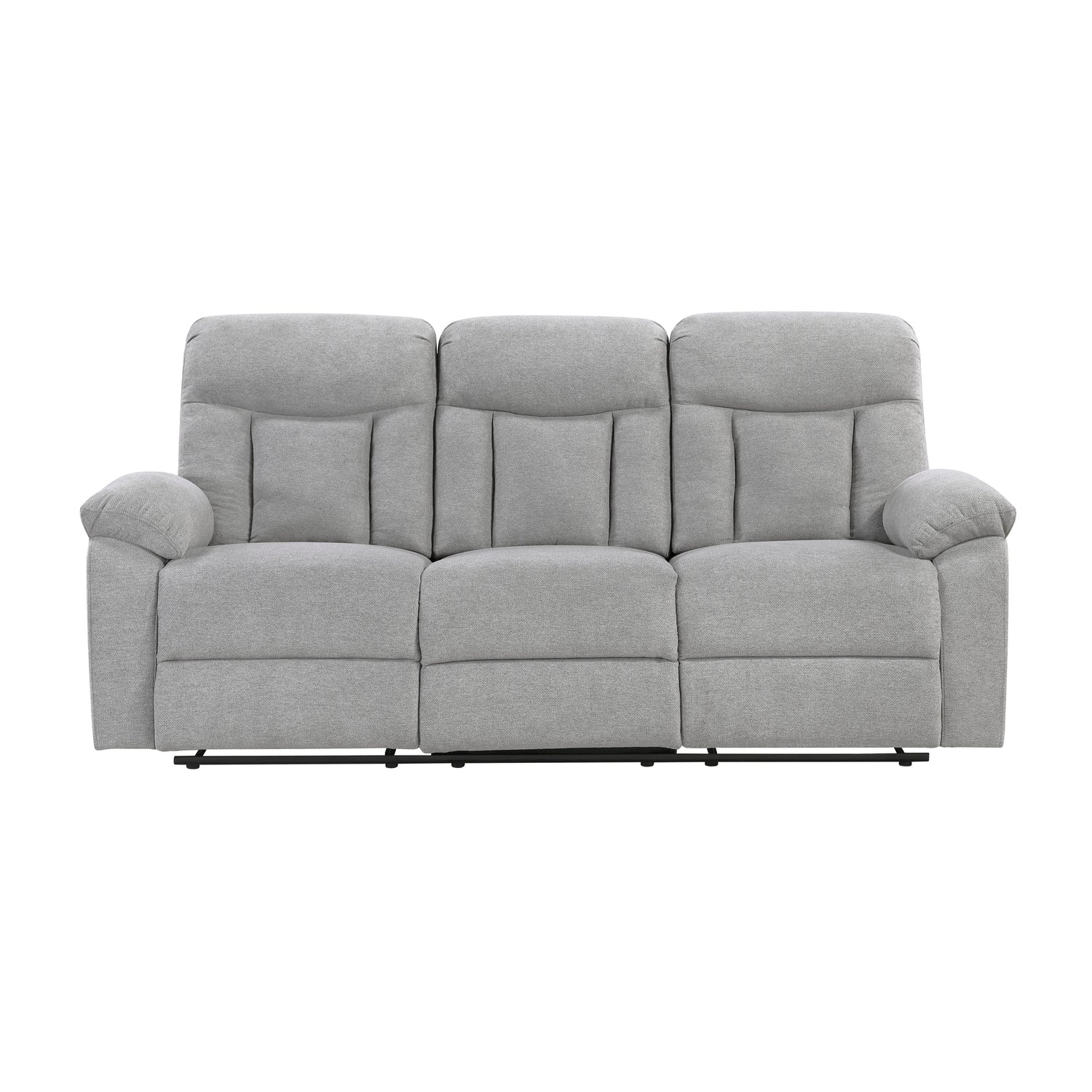 Jules Gray Double Reclining Living Room Set from Homelegance - Luna Furniture