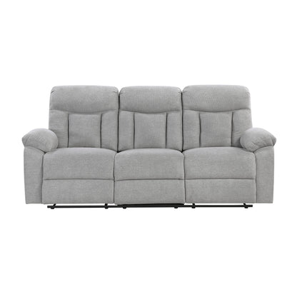 Jules Gray Double Reclining Living Room Set from Homelegance - Luna Furniture