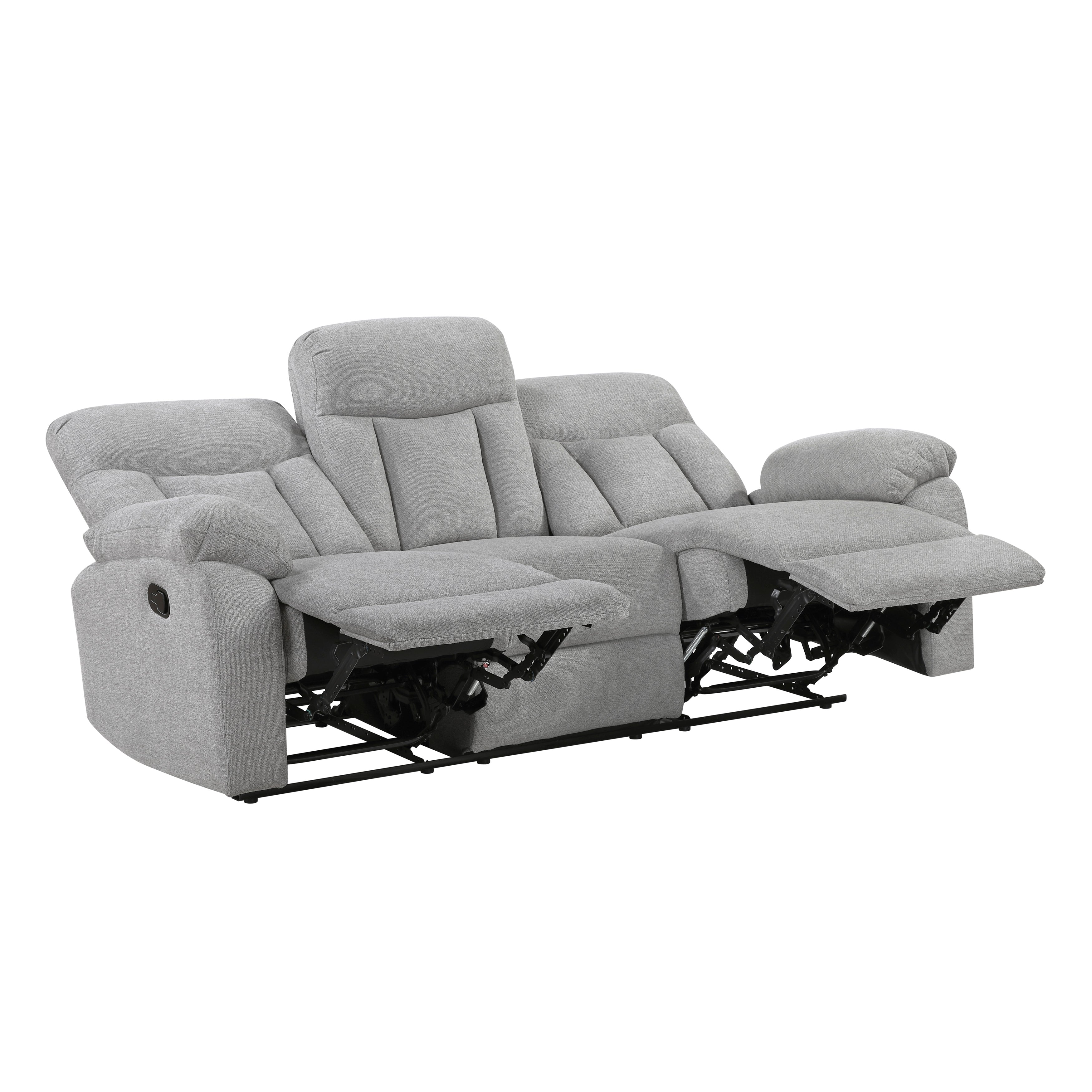 8440GRY-3 Double Reclining Sofa - 8440GRY-3