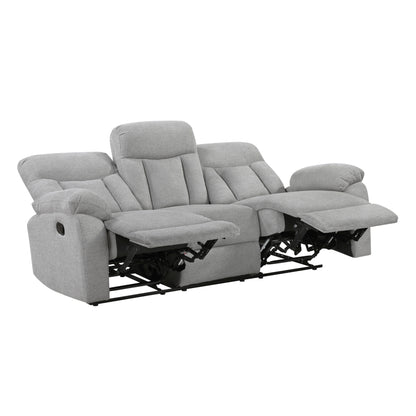 8440GRY-3 Double Reclining Sofa - 8440GRY-3