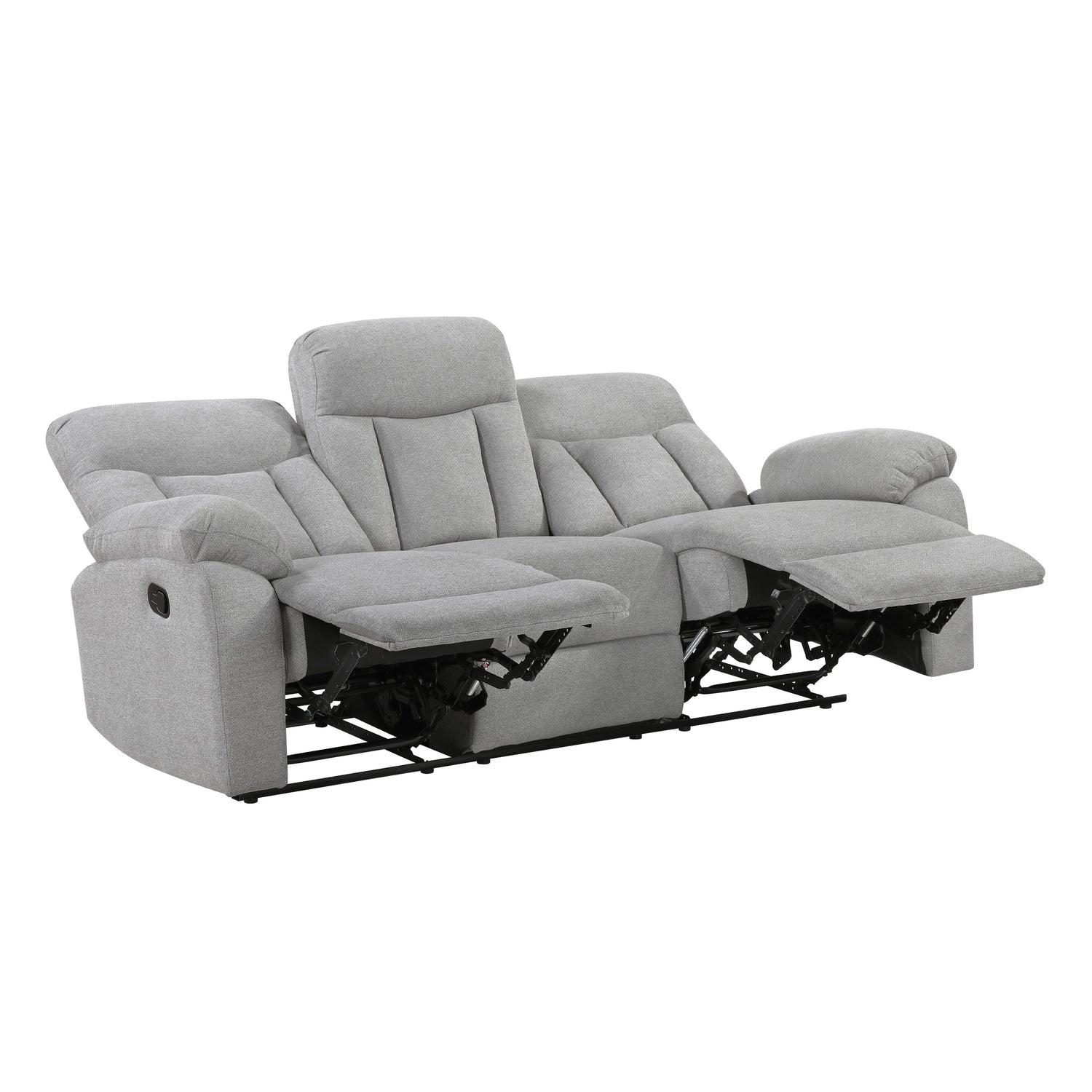 Jules Gray Double Reclining Living Room Set from Homelegance - Luna Furniture