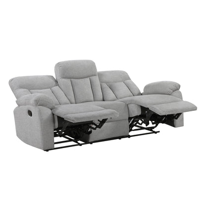 Jules Gray Double Reclining Living Room Set from Homelegance - Luna Furniture