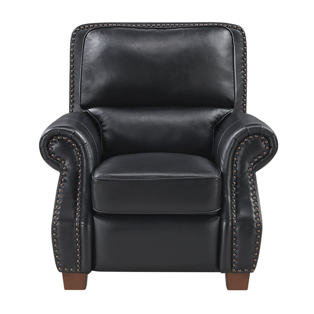 8448BLK-1PB Push Back Reclining Chair - 8448BLK-1PB