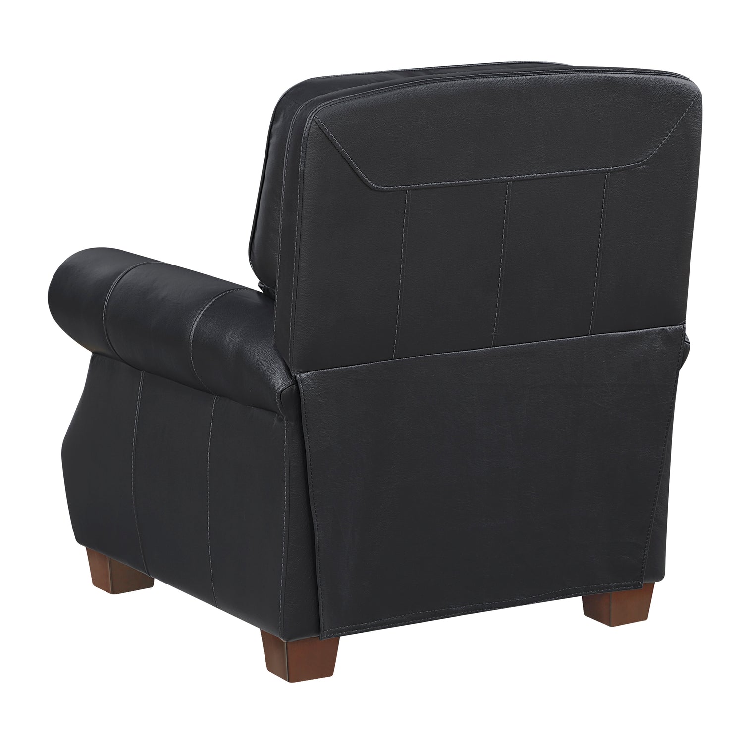 8448BLK-1PB Push Back Reclining Chair - 8448BLK-1PB