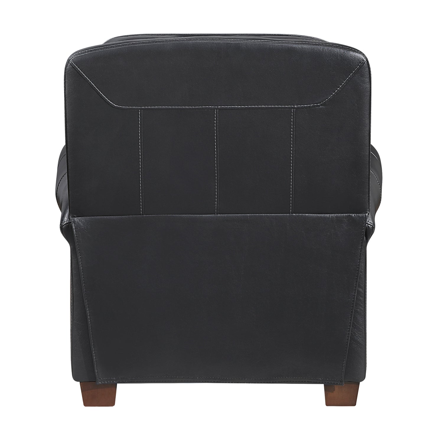 8448BLK-1PB Push Back Reclining Chair - 8448BLK-1PB