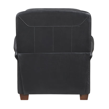 8448BLK-1PB Push Back Reclining Chair - 8448BLK-1PB