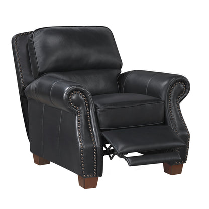 8448BLK-1PB Push Back Reclining Chair - 8448BLK-1PB