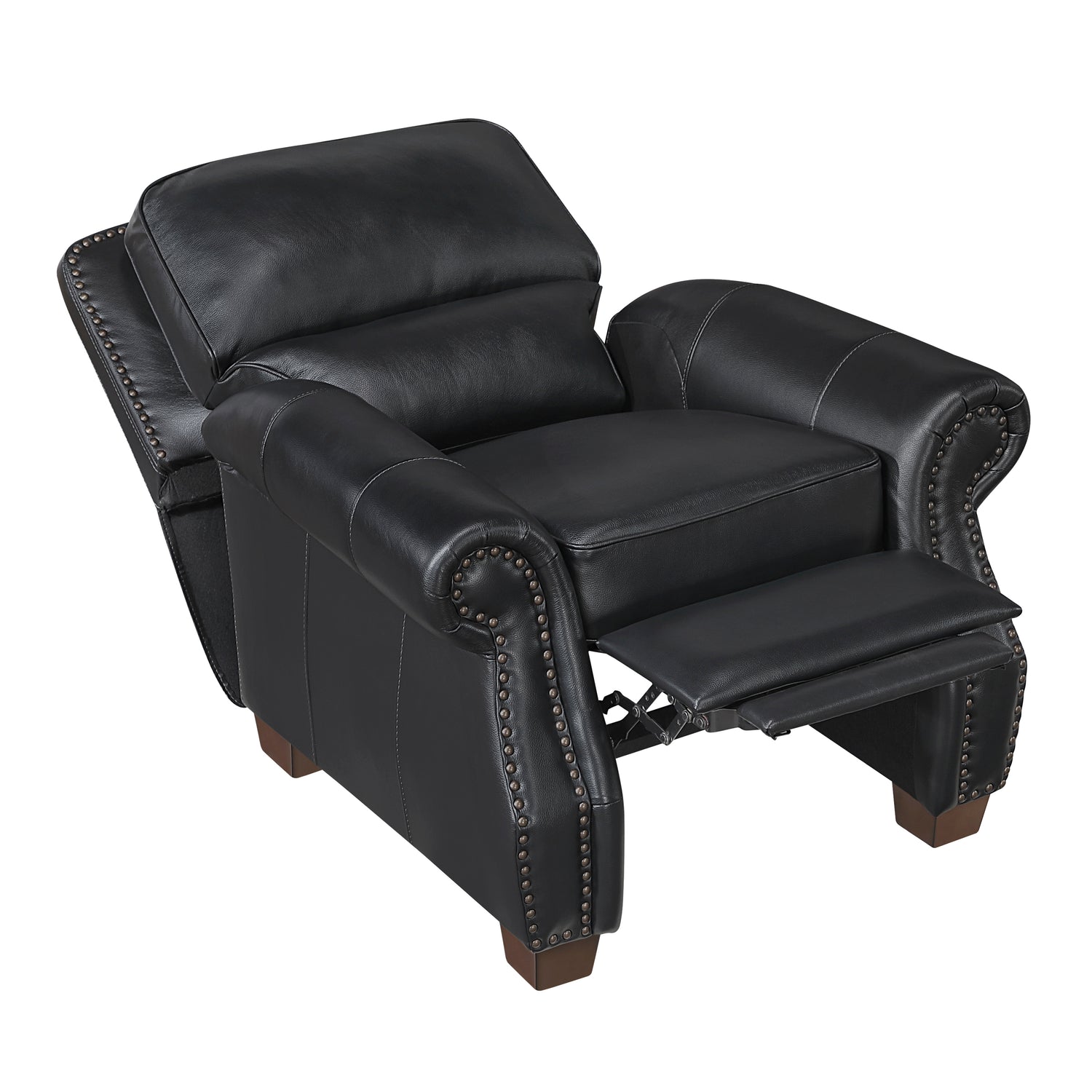 8448BLK-1PB Push Back Reclining Chair - 8448BLK-1PB