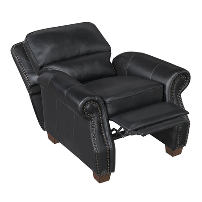 8448BLK-1PB Push Back Reclining Chair - 8448BLK-1PB
