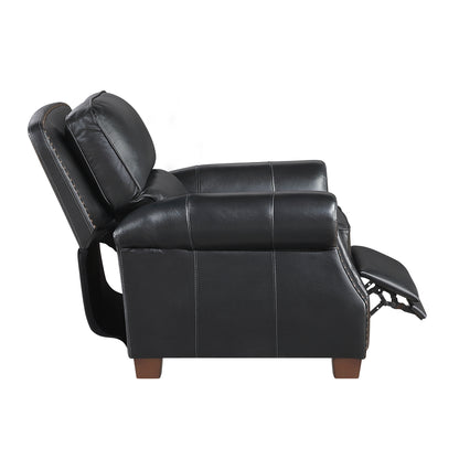 8448BLK-1PB Push Back Reclining Chair - 8448BLK-1PB