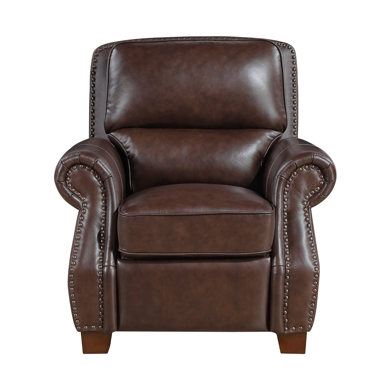 8448BRW-1PB Push Back Reclining Chair - 8448BRW-1PB