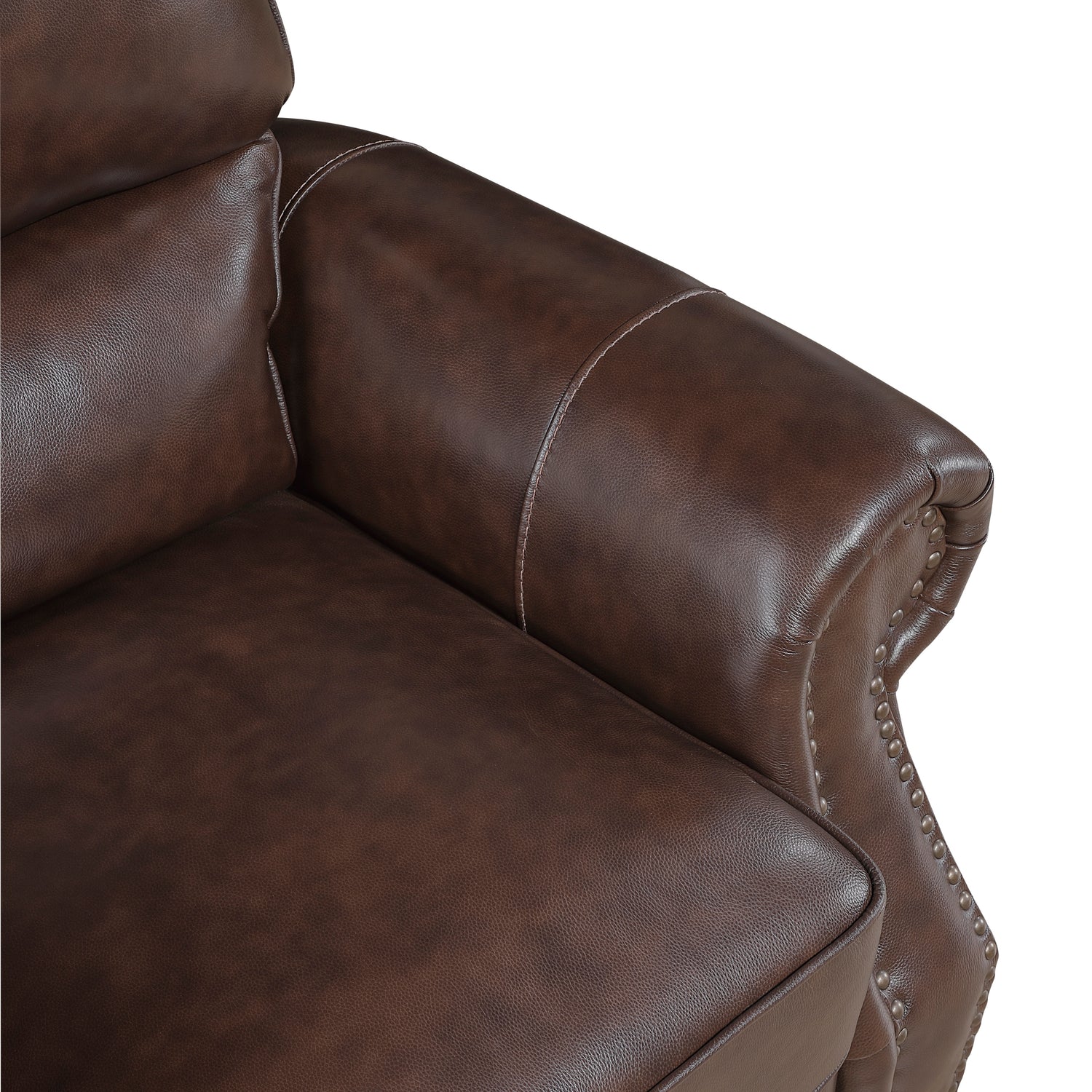 8448BRW-1PB Push Back Reclining Chair - 8448BRW-1PB