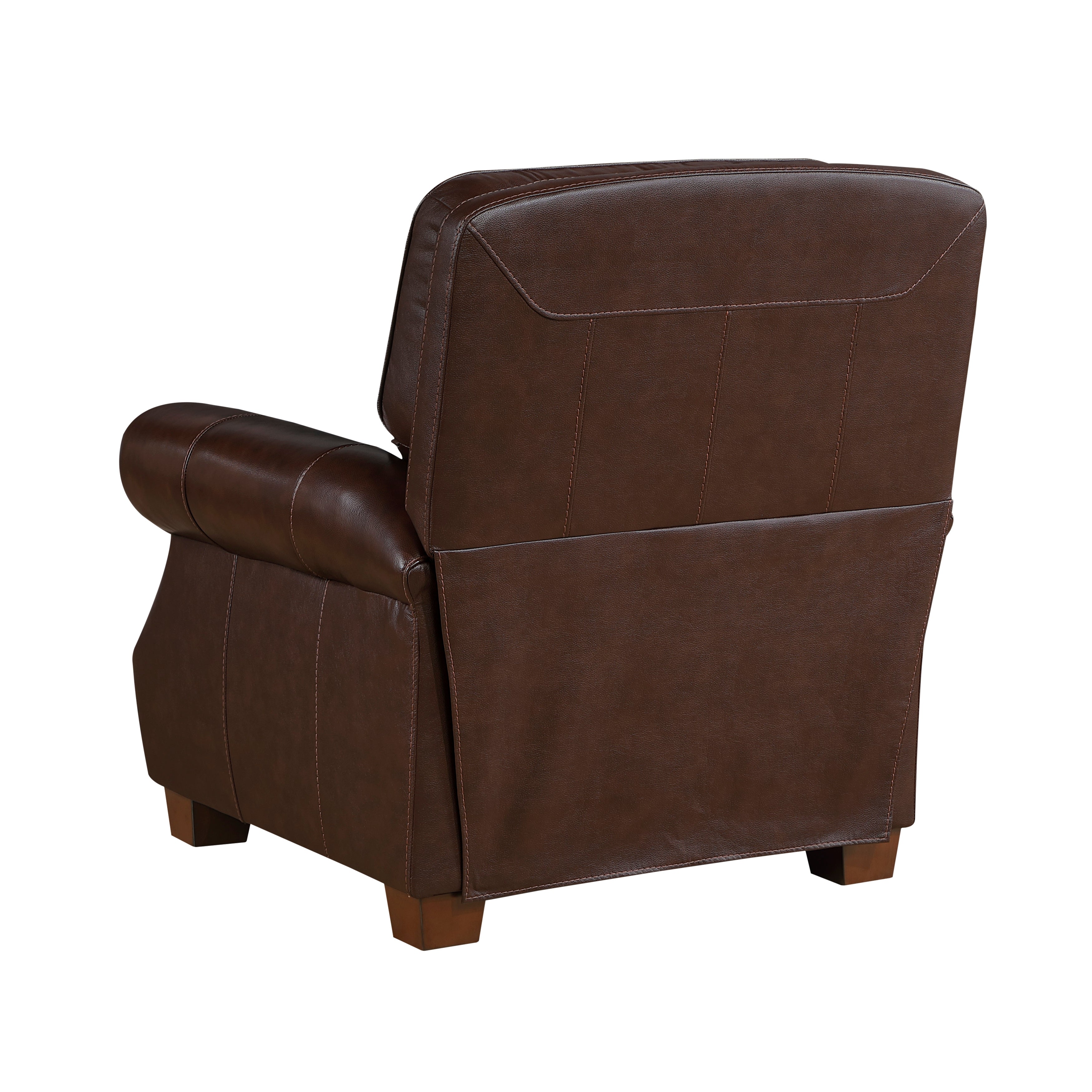 8448BRW-1PB Push Back Reclining Chair - 8448BRW-1PB