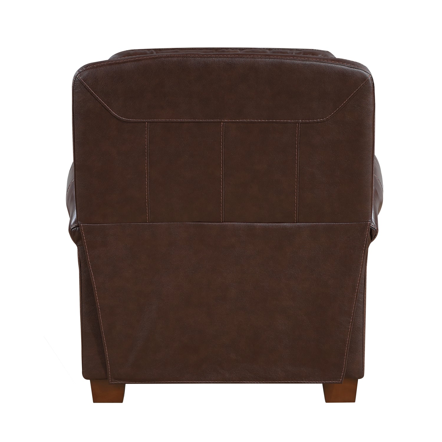 8448BRW-1PB Push Back Reclining Chair - 8448BRW-1PB