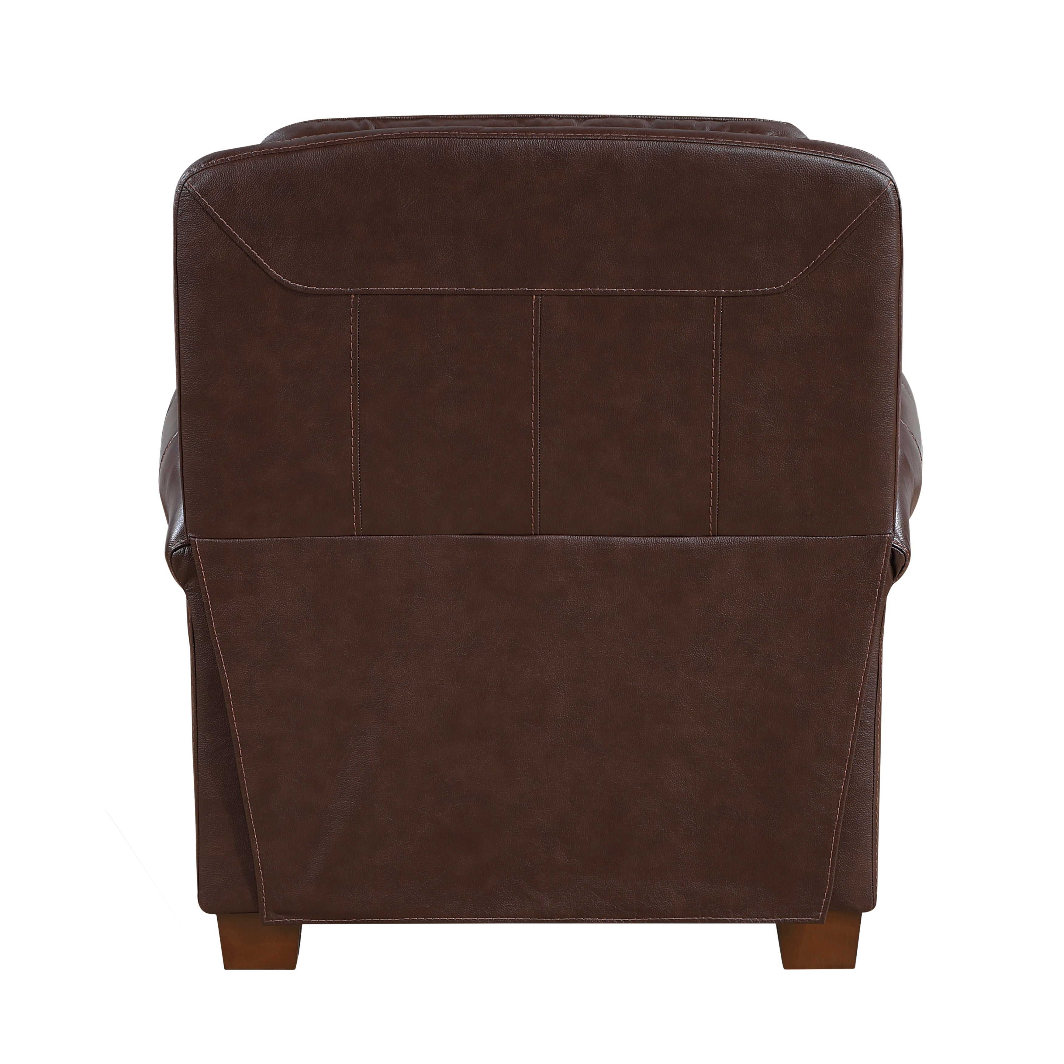 8448BRW-1PB Push Back Reclining Chair - 8448BRW-1PB