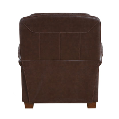 8448BRW-1PB Push Back Reclining Chair - 8448BRW-1PB