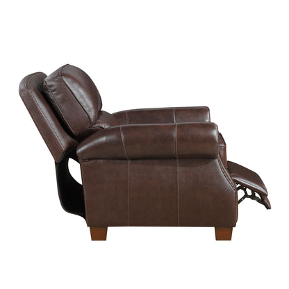 8448BRW-1PB Push Back Reclining Chair - 8448BRW-1PB