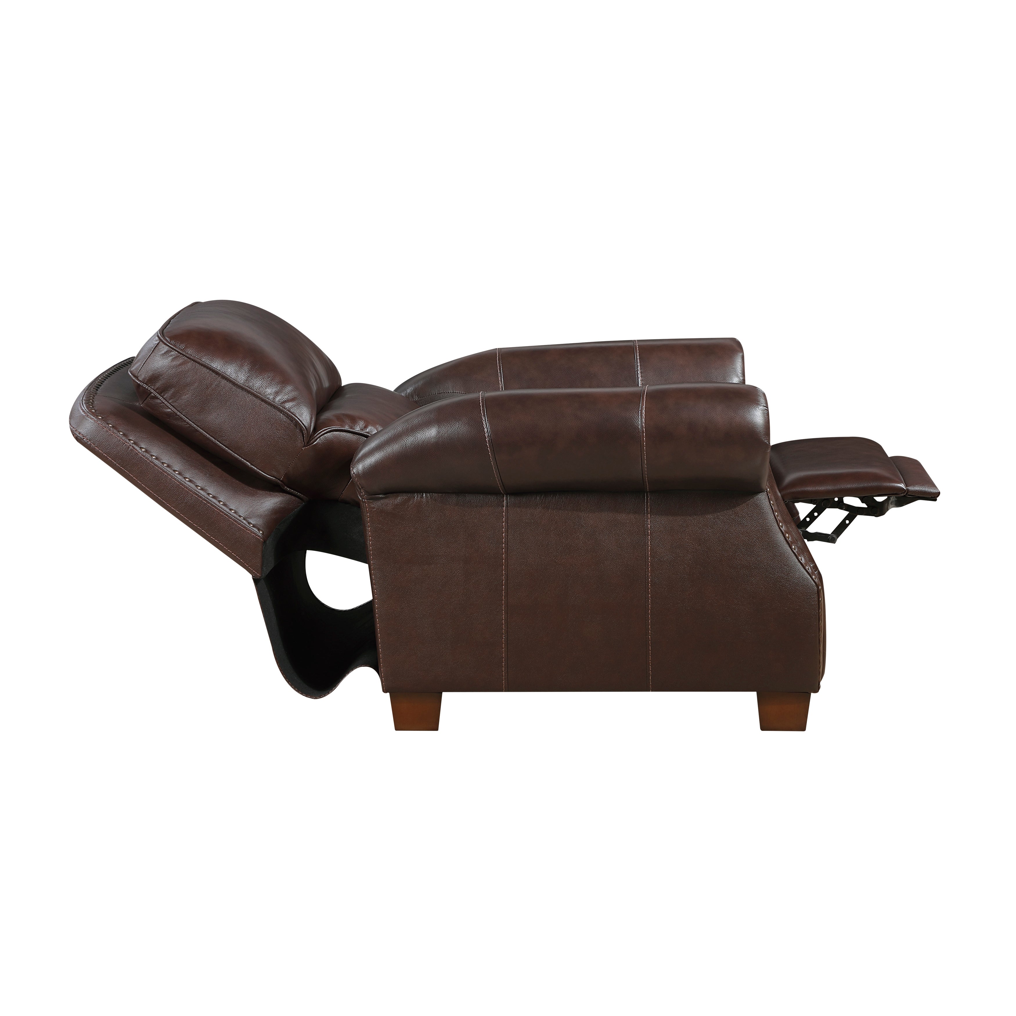 8448BRW-1PB Push Back Reclining Chair - 8448BRW-1PB