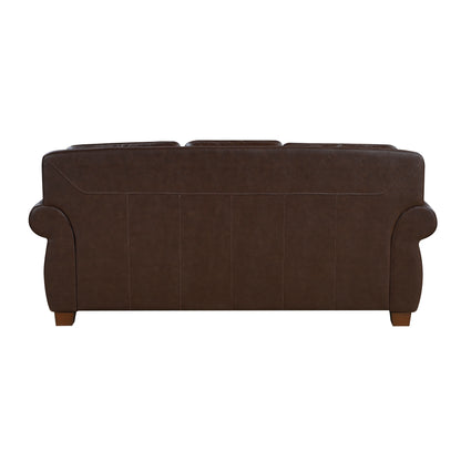 8448BRW*2 2pc Set: Sofa, Love - 8448BRW*2