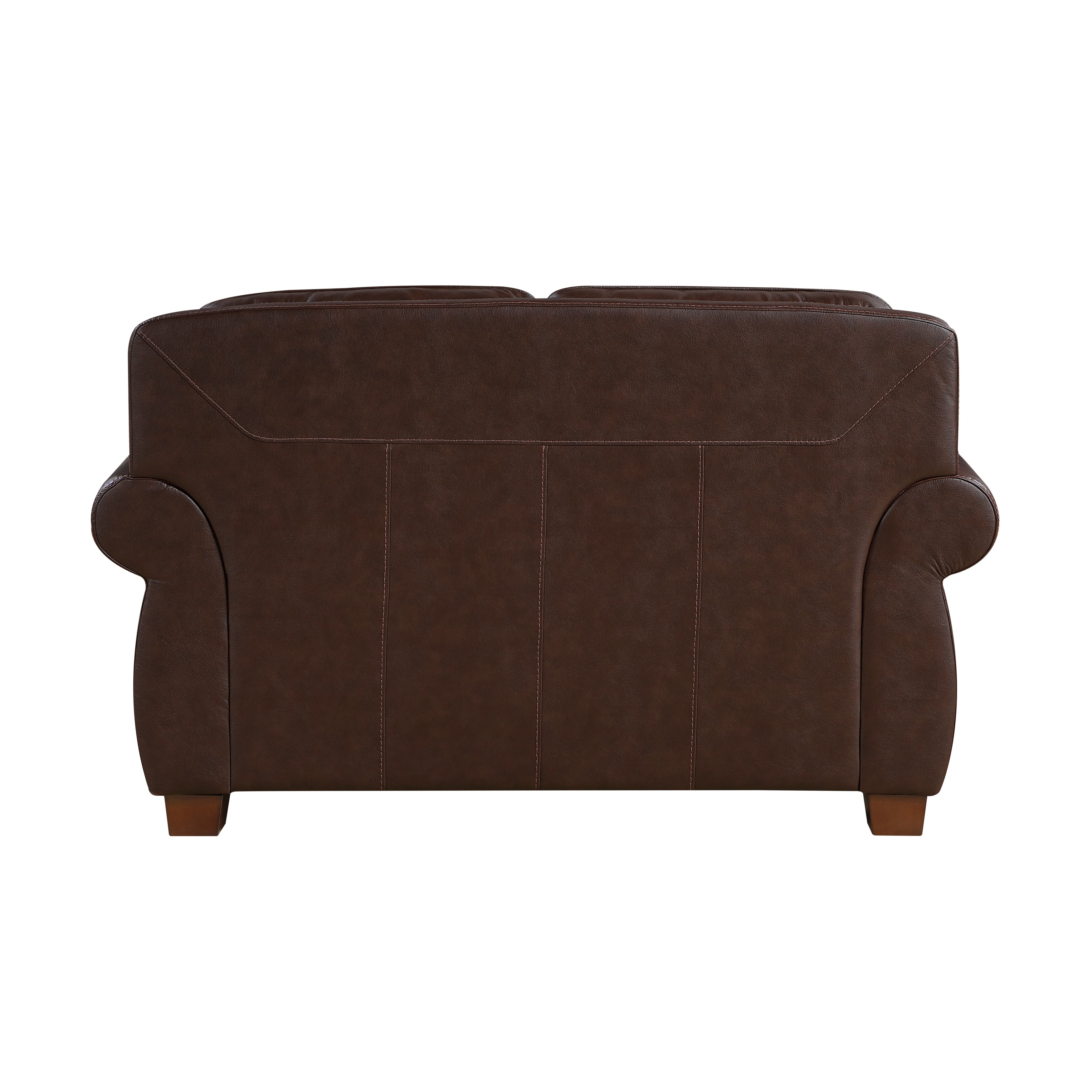 8448BRW*2 2pc Set: Sofa, Love - 8448BRW*2