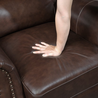 8448BRW-2 Love Seat - 8448BRW-2