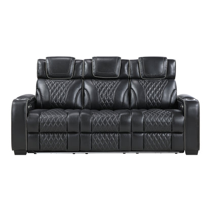 8449BK*2PWHM 2pc Set: Sofa, Love (Power) - 8449BK*2PWHM
