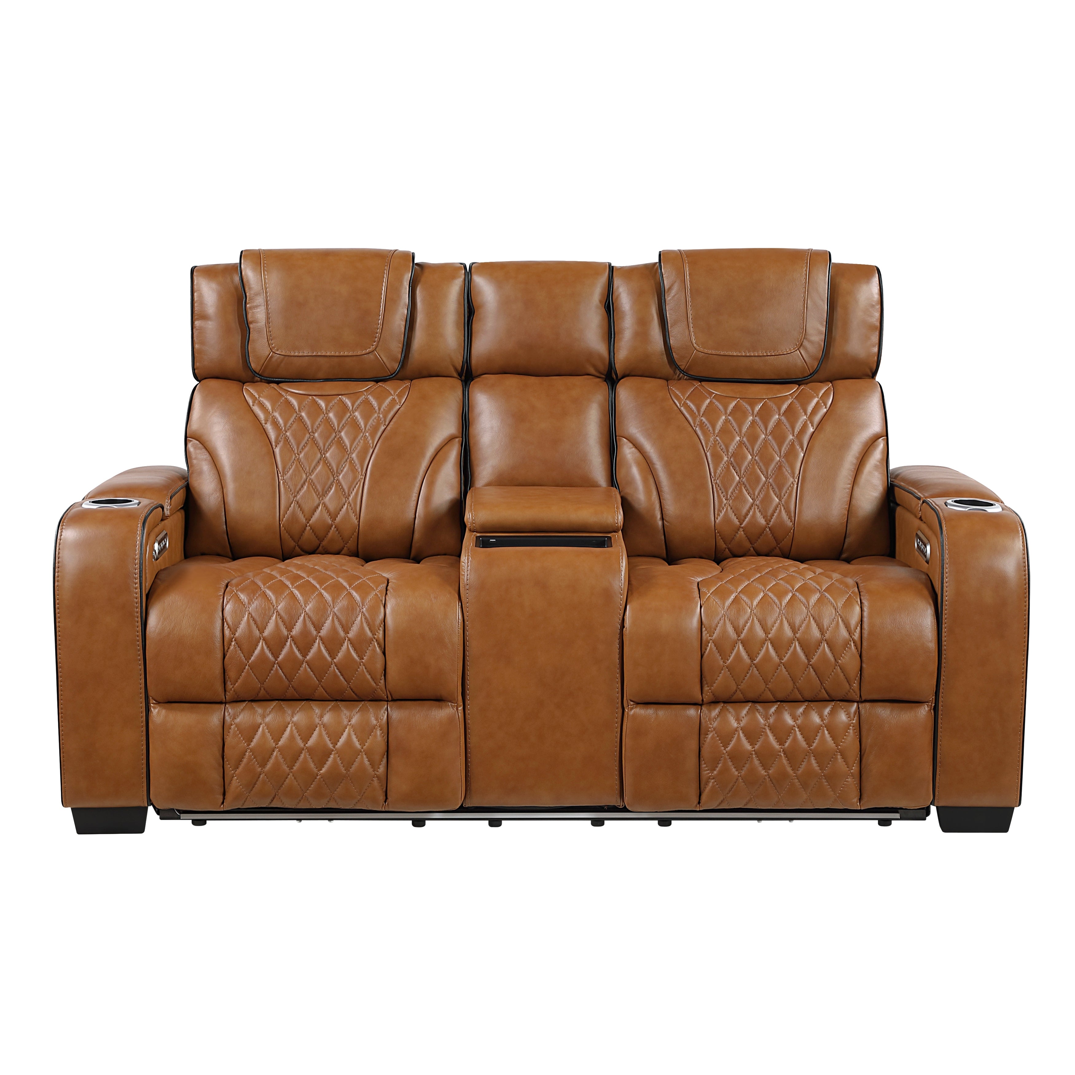 8449BR*2PWHM 2pc Set: Sofa, Love (Power) - 8449BR*2PWHM