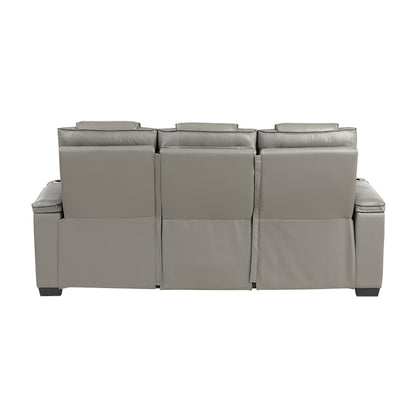 8449GY*2PWHM 2pc Set: Sofa, Love (Power) - 8449GY*2PWHM