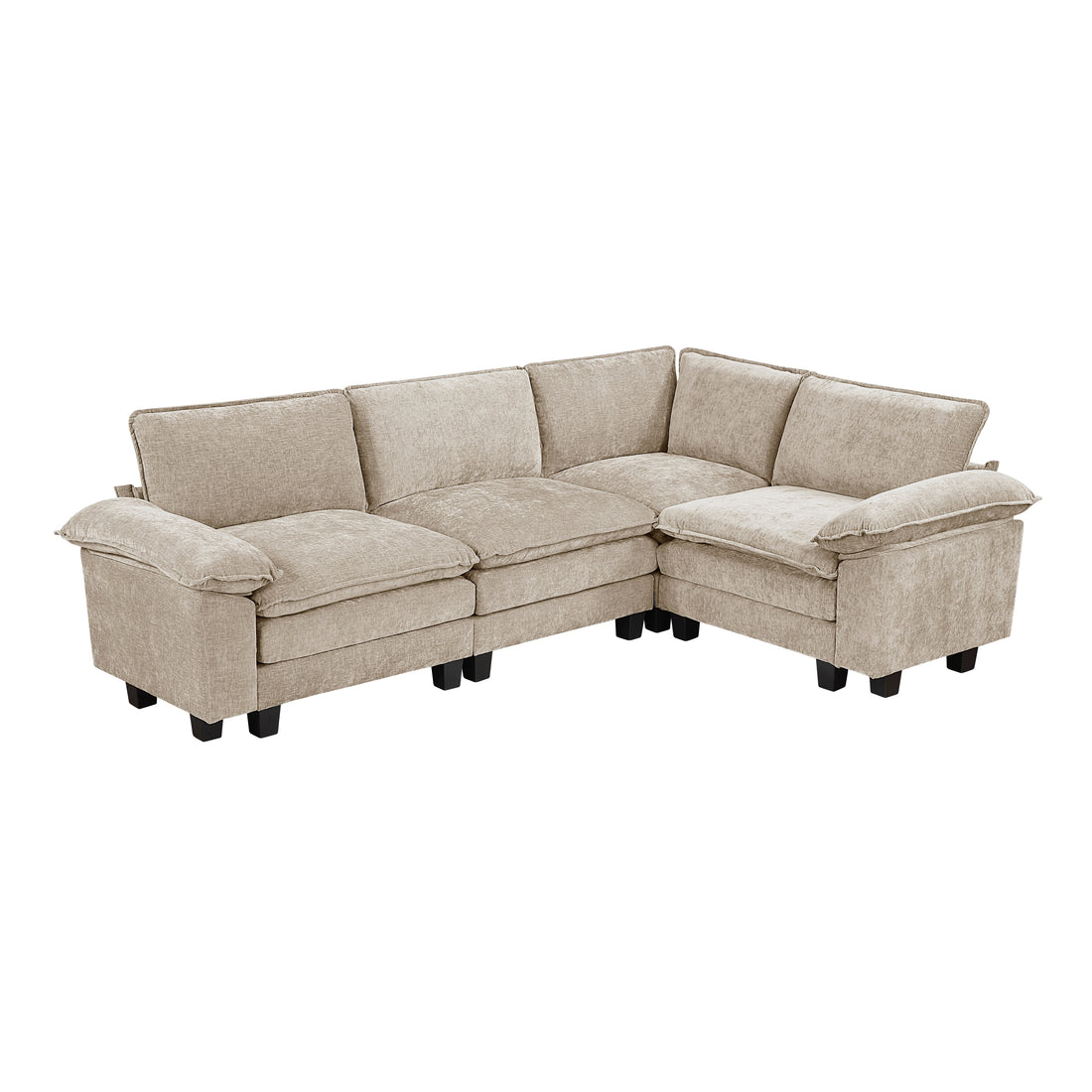 8450PWT*43ACCR (5)5-Piece Modular Sectional - 8450PWT*43ACCR