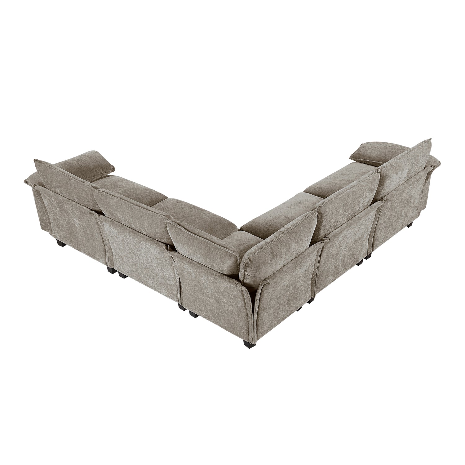8450PWT*54ACCR (6)5-Piece Modular Sectional - 8450PWT*54ACCR