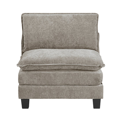 8450PWT*64ACCROT (7)6-Piece Modular Sectional with Ottoman - 8450PWT*64ACCROT