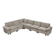 8450PWT*65ACCR (7)6-Piece Modular Sectional - 8450PWT*65ACCR