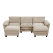 8450TPE*53AC2OT (6)5-Piece Modular Sectional with Ottoman - 8450TPE*53AC2OT