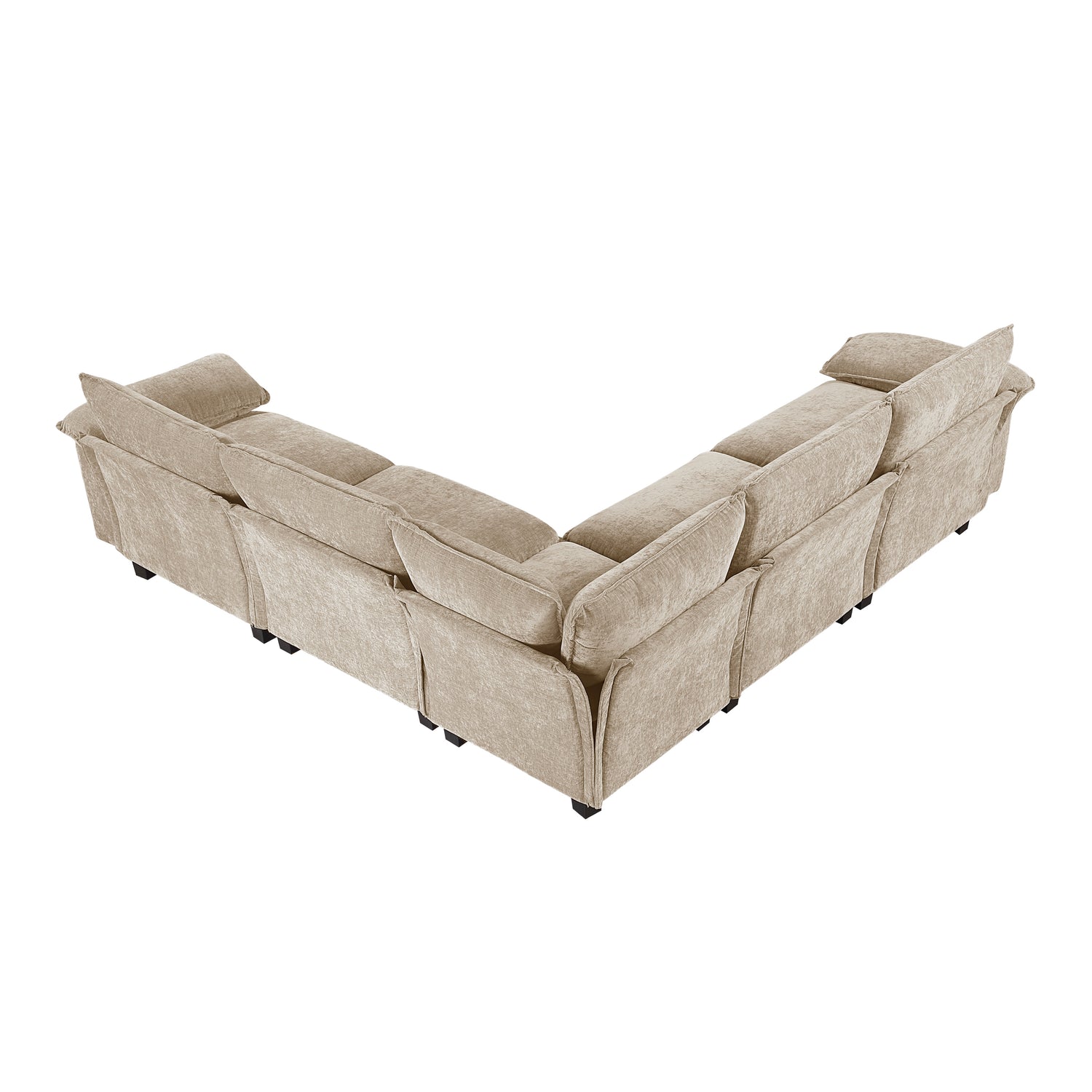 8450TPE*54ACCR (6)5-Piece Modular Sectional - 8450TPE*54ACCR