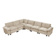 8450TPE*65ACCR (7)6-Piece Modular Sectional - 8450TPE*65ACCR
