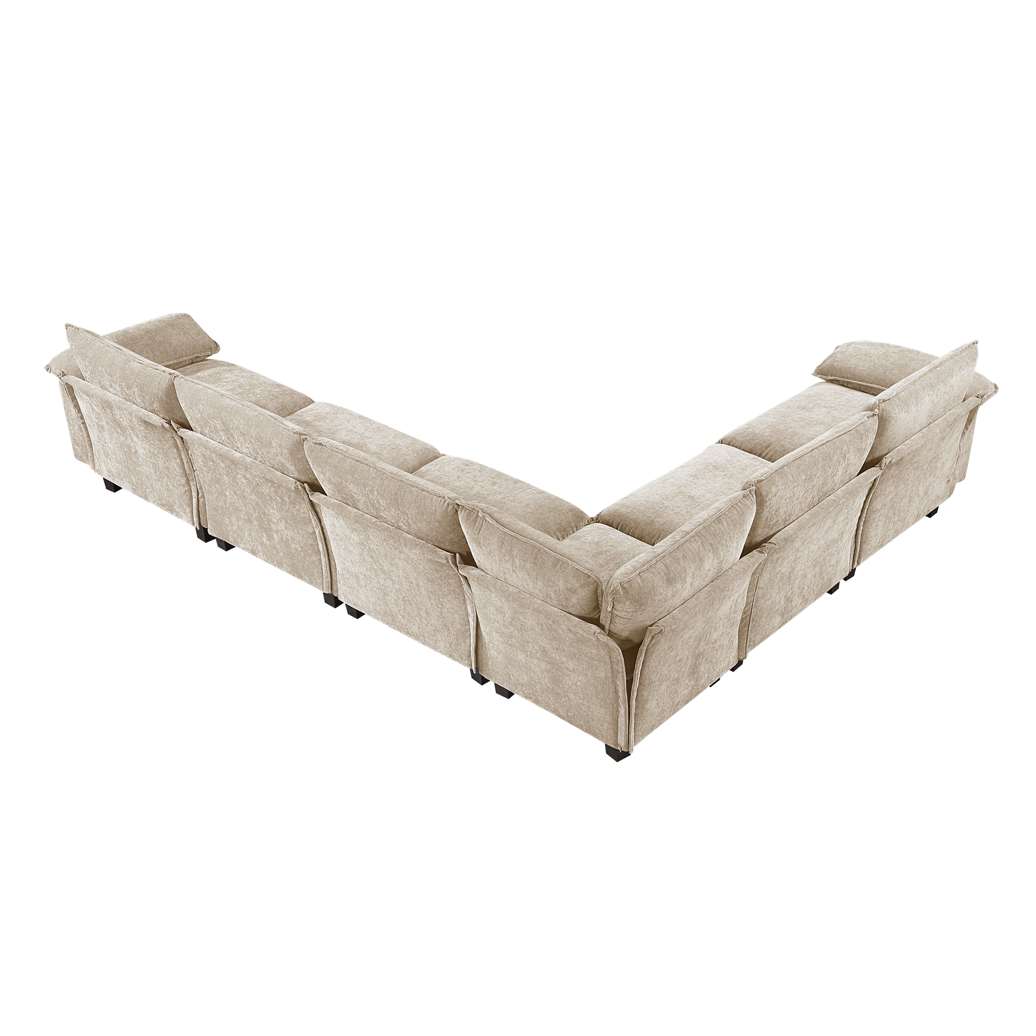8450TPE*65ACCR (7)6-Piece Modular Sectional - 8450TPE*65ACCR